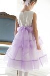 Turquoise Organza Double Layered Flower Girl Dress Turquoise Organza Double Layered Flower Girl Dress